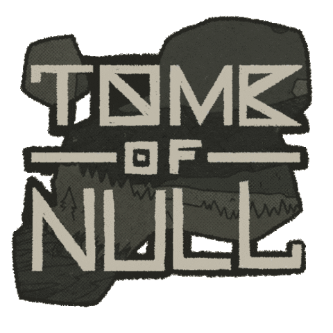 tombofnull logo smoke tombofnull Sticker