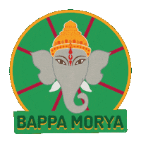 Vinayaka Chaturthi Mumbai Sticker by Sonamm