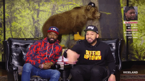 get out GIF by Desus & Mero