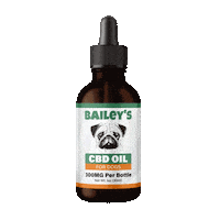Cbd Oil Pets Sticker by Bailey's CBD
