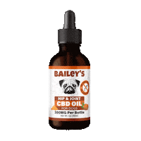 Cbd Oil Pets Sticker by Bailey's CBD