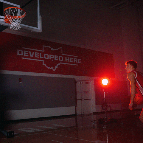 Basketball Dunk GIF by Ohio State Athletics