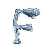 F Font Sticker
