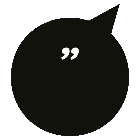 bubble saying Sticker by communicaziun