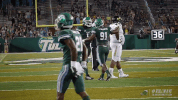 greenwave green wave athletics washington GIF