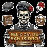 San Isidro Skull GIF