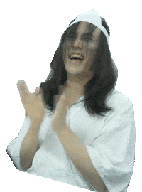 Happy Ghost Applause Sticker by Tokyo Cowboys