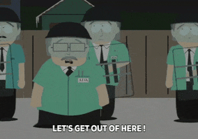 running GIF by South Park 