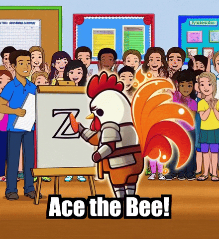 Spelling Bee Education GIF by Zorooster