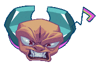 InfiniteMOONs alien moony cutealien moonfetus Sticker