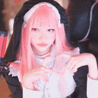 Cute Girl Heart GIF