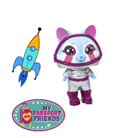 Travelling Lets Go Sticker by My Passport Friends