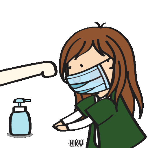 Hygiene Washhands Sticker by The University of Hong Kong