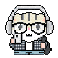 Hamrang pixel hamster ootd 햄스터 Sticker