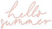 Summer Lettering Sticker