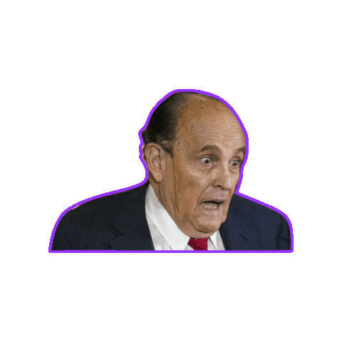 Melting Rudy Giuliani Sticker for iOS & Android | GIPHY