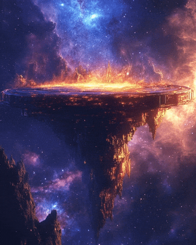 Floating Sci-Fi GIF