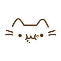 cat eating STICKER by imoji