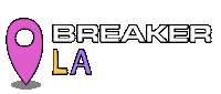 Los Angeles La Sticker by Breaker