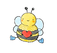 Bee Sticker by yashassegawa