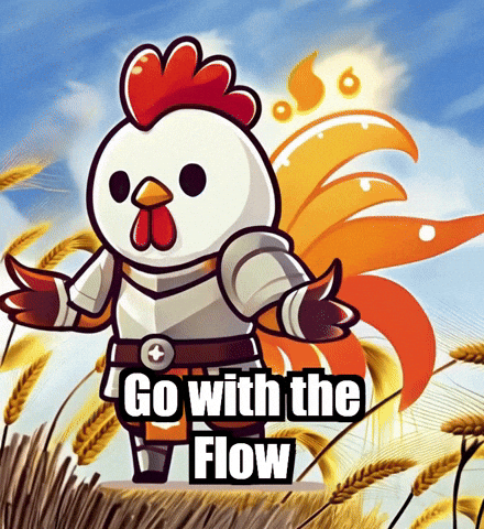 Go With The Flow Wisdom GIF by Zorooster