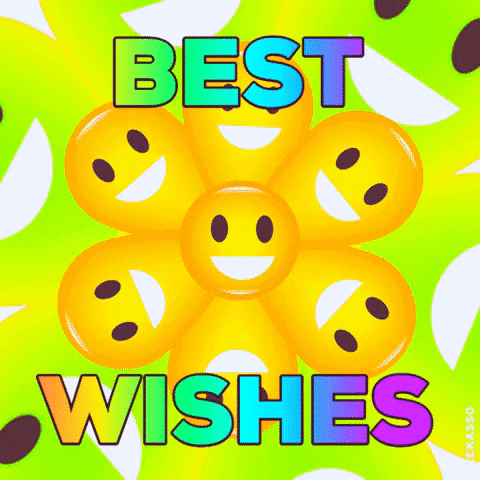 Happy Best Wishes GIF by PEEKASSO