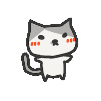Cat Muscle Sticker by yomoyeah