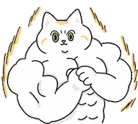 Nenekoday love happy cat heart Sticker