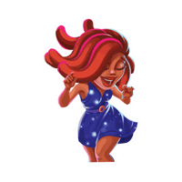 Album Happy Dance Sticker by POP! Slots Casino