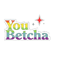 You Betcha Twin Cities Pride Sticker by Betty