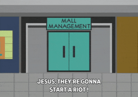 angry rioters GIF by South Park 