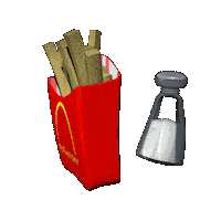 Fast Food Cooking Sticker