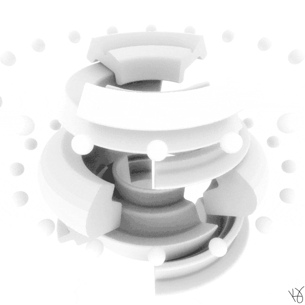 KarlJahnke giphyupload 3d abstract spinning GIF