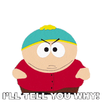 Angry Eric Cartman Sticker by South Park