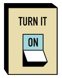 Turn On Sticker by Relevant Design