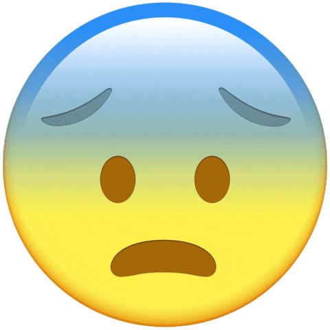 shocked emoji Sticker by Cave Social
