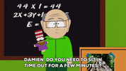 teacher mr. herbert garrison GIF by South Park 