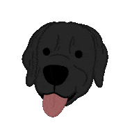 Happy Dog Sticker by Ann of Facedit
