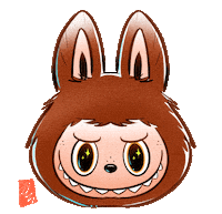 Wink Labubu Sticker by Johnram27