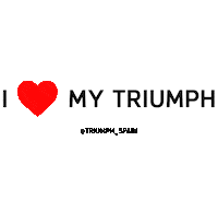 Triumph Motorcycles Sticker by Triumph Spain