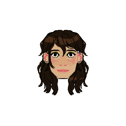 mathewsonillustration giphyupload girl spinninghead whokilledidagomez Sticker