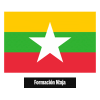 Myanmar Flag Sticker by Formación Ninja