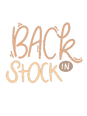 Backinstock Sticker