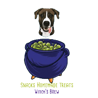 Dog Food Sticker by Snacks Homemade Treats