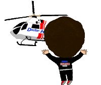 Doctor Heli Sticker