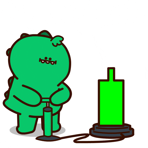 Crypto Inflating GIF by KINO