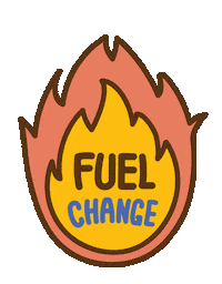 Fire Change Sticker by Black Math