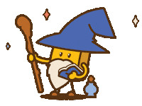 Wizard Butter Sticker by Black Math