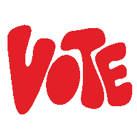 fromafriendsf vote designer nora etsyshop Sticker