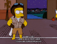 bart simpson spaceman GIF
